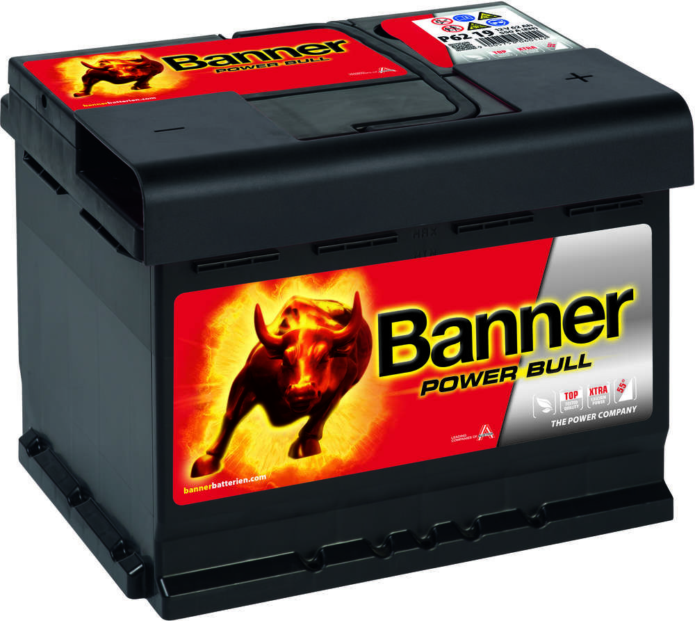 Banner Power Bull 12V 62Ah 550A P62 19