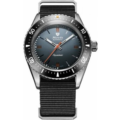 Nivada Grenchen Aquamar Grey - Black Nato Strap – Hledejceny.cz