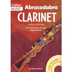 Abracadabra Clarinet + 2x CD klarinet, škola hry prostřednictvím písníček a melodií