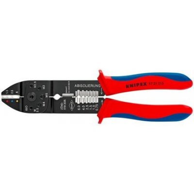 KNIPEX kleště na izolované kabelové konektory a očka, 0,75 - 6,0mm 9721215 – Zboží Mobilmania