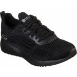 Skechers Bobs Sport Squad Total Glam black/silver černá – Zboží Dáma