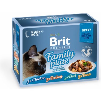 Brit cat Premium Gravy Family Pl. 1 kg – Zboží Mobilmania