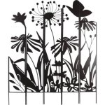 Opora pro popínavé rostliny Lafiora Blumen 142 x 180 cm antracitová – Hledejceny.cz