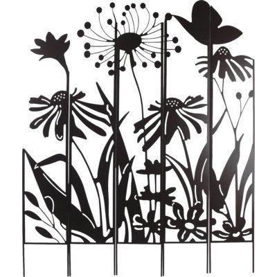 Opora pro popínavé rostliny Lafiora Blumen 142 x 180 cm antracitová – Hledejceny.cz