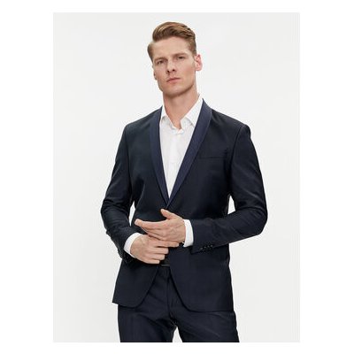 KARL LAGERFELD Oblek 105206 542096 Tmavomodrá Regular Fit – Zboží Dáma