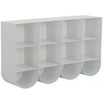 Jotex Bílý kovový botník Waway 120 x 30 cm – Sleviste.cz