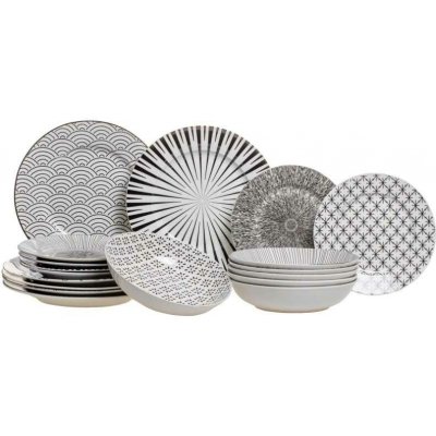 HIT Jídelní sada talířů Seoul 18 ks – Zboží Mobilmania