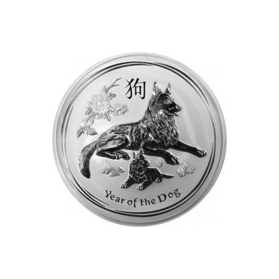 The Perth Mint stříbrná mince Lunar Series II Year of Dog 2018 1 kg – Hledejceny.cz