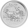 The Perth Mint Stříbrná mince Rok Kozy II 2015 1 kg