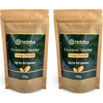 Herbatica 2x Prémiová čaga sibiřská 100% prášek 100 g – Hledejceny.cz