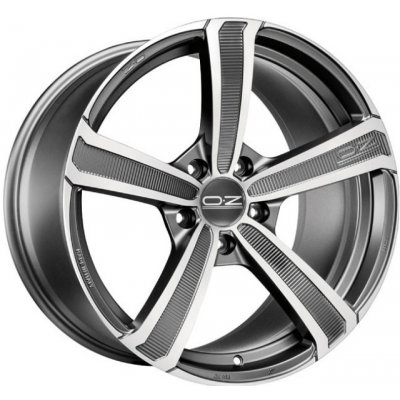 OZ Montecarlo 9.5x22 5x130 ET52 matt graphite diamond cut | Zboží Auto