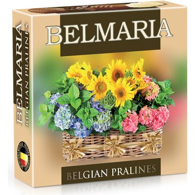 Selllot Belgické plněné pralinky 50 g - Košík květiny – Zboží Mobilmania