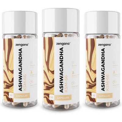 Zengana Ashwagandha KSM-66 3x 50 kapslí – Hledejceny.cz