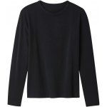 esmara Dámské triko s dlouhými rukávy s BIO bavlnou černá – Zboží Dáma