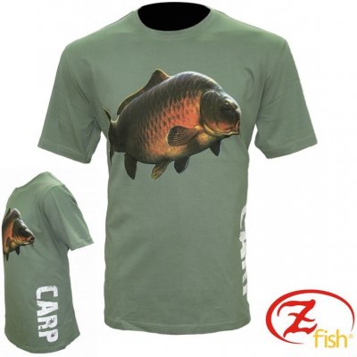 Zfish Tričko Carp T-Shirt Olive Green – Zboží Dáma