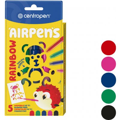 Centropen AirPens Rainbow 5 ks 1500/5 – Zboží Dáma