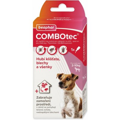 Beaphar Combotec spot-on pro psy S 2-10 kg 1 x 0,67 ml – Hledejceny.cz