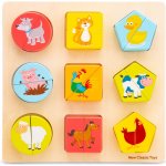 New Classic Toys puzzle tvary zvířata – Sleviste.cz