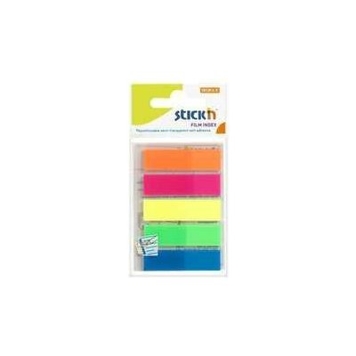 Samolepicí proužky Hopax Stick’n Clearnote 45 x 12 mm, 5 × 25 listů – Hledejceny.cz