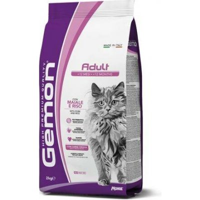 GEMON Cat ADULT kompletní krmivo pro dospělé kočky s vepřovým masem a rýží 2 kg – Hledejceny.cz