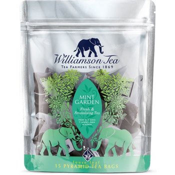 Williamson Tea zelený čaj s mátou 15 pyramidových sáčků