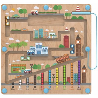 2Kids Toys Magnetická hrací deska City – Sleviste.cz