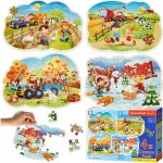 Castorland Roční období 4v1 8,12,15,20 dílků – Hledejceny.cz