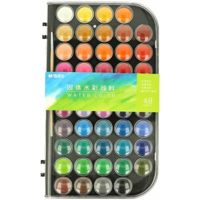 M&G vodové barvy 48 barev 23 mm 450339 – Zboží Mobilmania