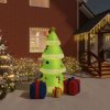 Vánoční osvětlení DKD HOME DECOR Nafukovací vánoční stromek s LED diodami 240 cm