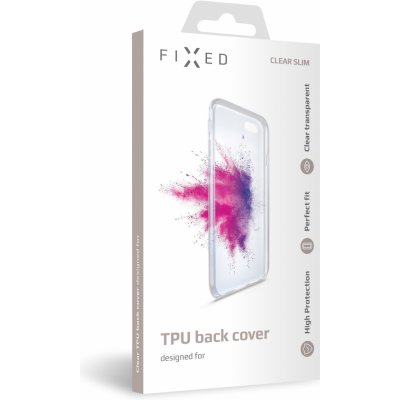 FIXED gelové pouzdro pro Samsung Galaxy S21 FE, čiré FIXTCC-722