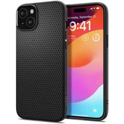 Pouzdro Spigen Liquid Air, iPhone 15, černé – Zboží Mobilmania