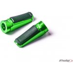 Stupačky bez adaptérů PUIG SPORT 7318V zelená s gumou