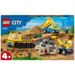 LEGO® City 60391 Vozidla ze stavby a demoliční koule – Sleviste.cz