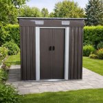 BestBerg BBSH-406G 2,25 m² 121 x 194 x 192 cm šedá – Zboží Dáma