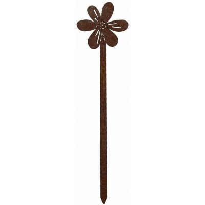 CORGARDEN Zahradní dekorace květina 1, 65 x 16 cm, corten CORGARDEN 1053 – Hledejceny.cz