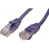 síťový kabel Lindy 48124 RJ45, CAT 6, U/UTP, 3m, fialový