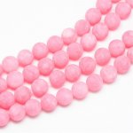 Jadeit růžový matný 8mm šňůra (46 - 48 korálků) – Sleviste.cz