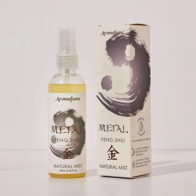 Aromafume Vonný esenciální olej ve spreji Feng Shui Metal kov 100 ml
