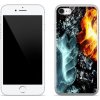 Pouzdro a kryt na mobilní telefon Apple Pouzdro mmCase gelové iPhone 8 - voda a oheň