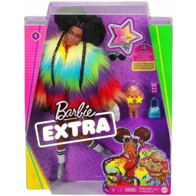 Panenka Mattel Barbie Extra Shine Bright s doplňky