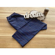 De-sire pánské pyžamové kalhoty s proužkem modré