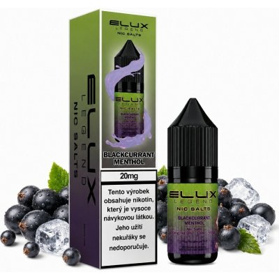 Elux Legend Salts Blackcurrant Menthol 10 ml 20 mg – Hledejceny.cz