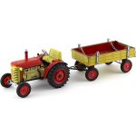 Kovap traktor Zetor s přívěsem červený 0392 – Zboží Mobilmania