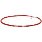 Gaura Pearls Korálový náhrdelník 234-100 Červená – Sleviste.cz