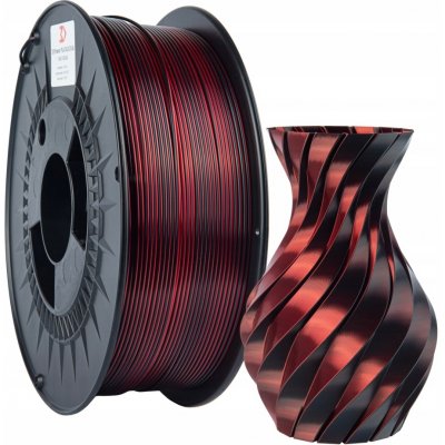 3DPower PLA SILK DUAL 1,75mm červená/černá 1kg – Zboží Živě