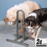 Trixie Psí bar nastavitelná misek 2 x Miska 2,8 l/24 cm – Zboží Mobilmania