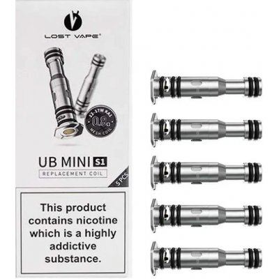 Lost Vape UB Mini Mesh Coil 0.8 ohm 5 ks – Sleviste.cz