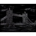 Artlover škrabací obrázek stříbrný Karlštejn – Zboží Dáma