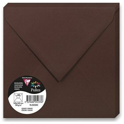 Obálka CF-165x165mm, hnědá 120g (20ks) – Zboží Živě