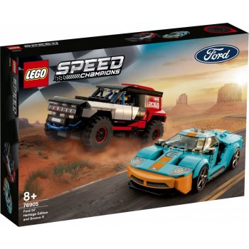 LEGO® Speed Champions 76905 Ford GT Heritage Edition a Bronco R